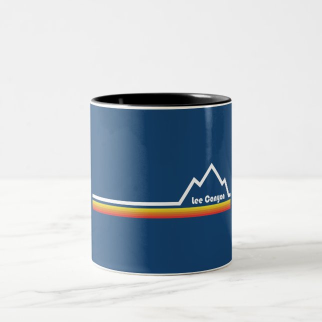Caneca De Café Em Dois Tons Lee Canyon Ski Resort (Centro)