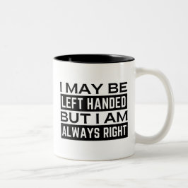 Caneca De Café Em Dois Tons Left Handers Mug