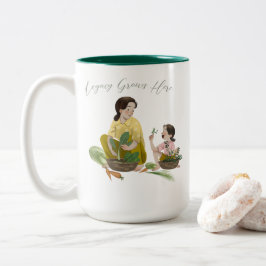 Caneca De Café Em Dois Tons ''Legado Cresce Aqui''