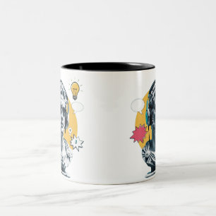 Caneca De Café Em Dois Tons Legal Estátua Romana Mug - Presente Aestético Mode