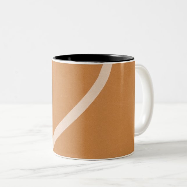 Caneca De Café Em Dois Tons Legal Hoop de Basquete (Frente Esquerda)