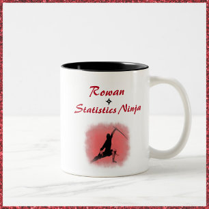 Caneca De Café Em Dois Tons Legal Ninja Graphic Mug