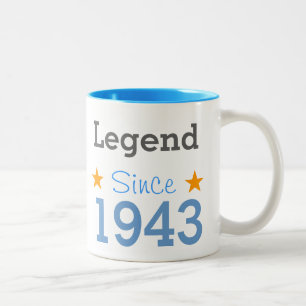 Caneca De Café Em Dois Tons Legenda Desde 1943