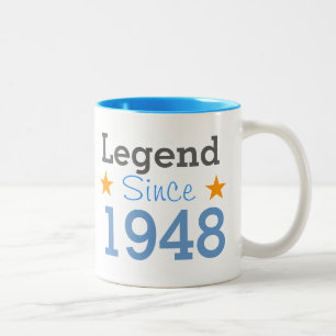 Caneca De Café Em Dois Tons Legenda Desde 1948