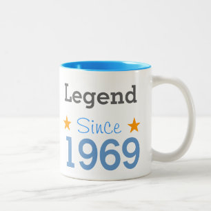 Caneca De Café Em Dois Tons Legenda Desde 1969