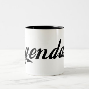 Caneca De Café Em Dois Tons Legenda Legendária