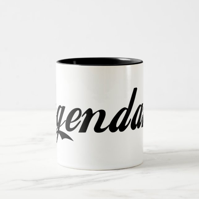 Caneca De Café Em Dois Tons Legenda Legendária (Centro)