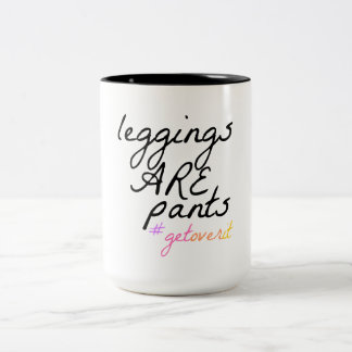 Caneca De Café Em Dois Tons Leggings são calças