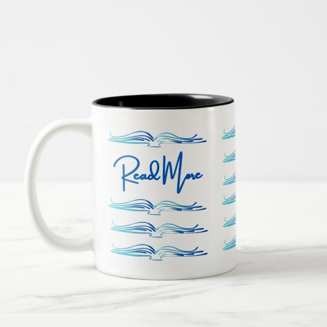 Caneca De Café Em Dois Tons Leia Mais (Esquerda)