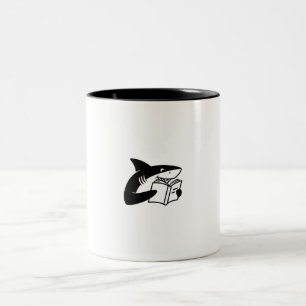 Caneca De Café Em Dois Tons Leitor de Peixes