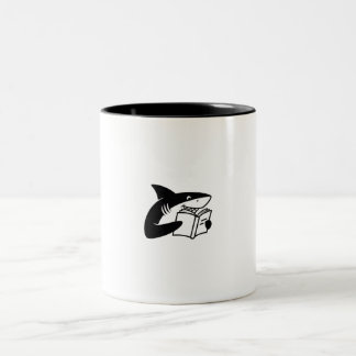 Caneca De Café Em Dois Tons Leitor de Peixes