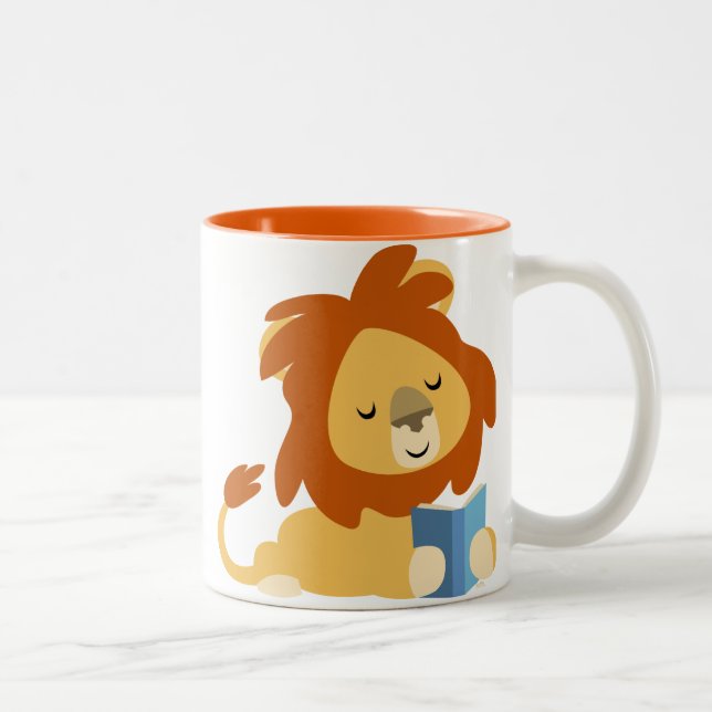 Caneca De Café Em Dois Tons Leitura de banda larga (Direita)
