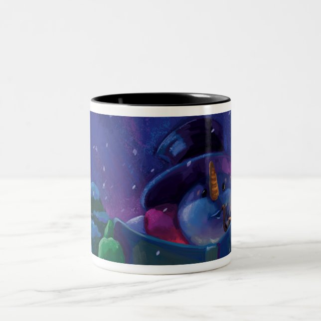 Caneca De Café Em Dois Tons Leitura de Tempo Inteiro (Centro)
