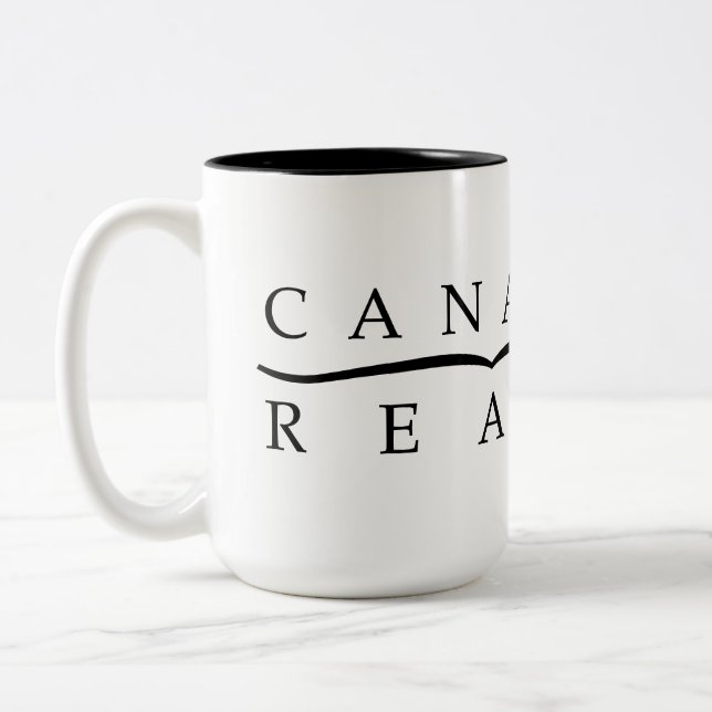 Caneca De Café Em Dois Tons Leituras CBC Canadá (Esquerda)
