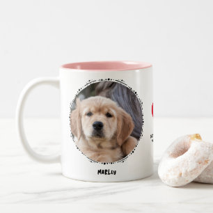 Caneca De Café Em Dois Tons Lembrança Memorial de Cachorro Perda de Animal de 