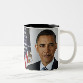 Caneca De Café Em Dois Tons Lembrança oficial da inauguração de Obama