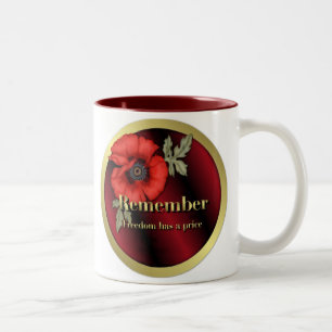 Caneca De Café Em Dois Tons Lembrar Poppy