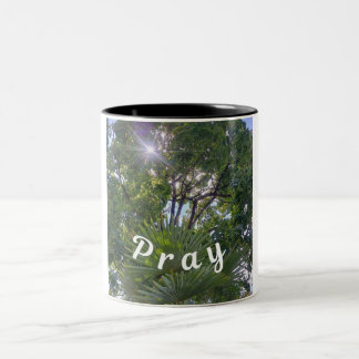 Caneca De Café Em Dois Tons Lembrete: "Ore"