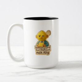 Caneca De Café Em Dois Tons Lemon Curd But My Clock Not Fog – Sourface Edition