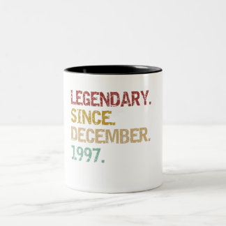 Caneca De Café Em Dois Tons Lendário desde dezembro de 1997