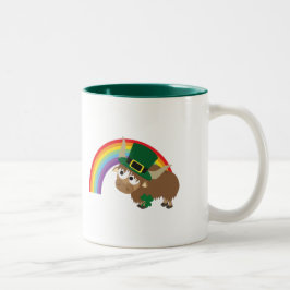 Caneca De Café Em Dois Tons Leprechaun Yak