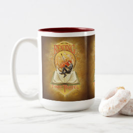 Caneca De Café Em Dois Tons Ler é Viagem no Tempo
