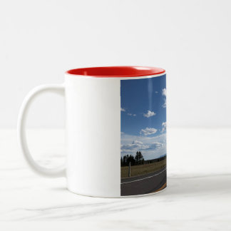 Caneca De Café Em Dois Tons les nuages le ciel