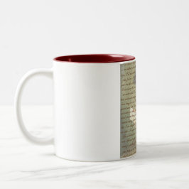 Caneca De Café Em Dois Tons Letra da persuasão