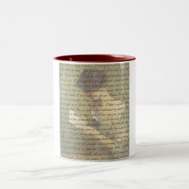 Caneca De Café Em Dois Tons Letra da persuasão