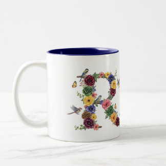 Caneca De Café Em Dois Tons Letra R, Chique de Natasha Us