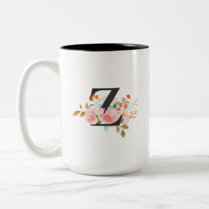 Caneca De Café Em Dois Tons Letra Z