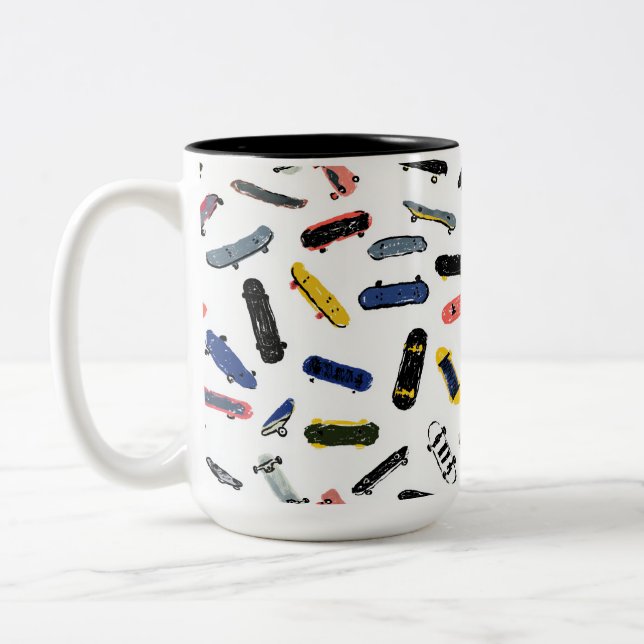 Caneca De Café Em Dois Tons Let's rip it! (Esquerda)