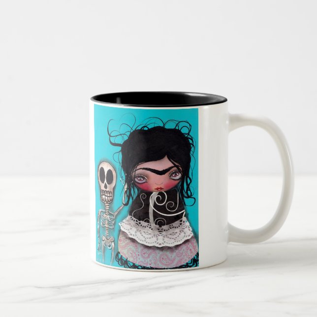 Caneca De Café Em Dois Tons Lets vai dançar (Direita)