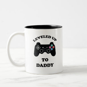Caneca De Café Em Dois Tons Levado Para Dia de os pais Pai Gamer Pai 1