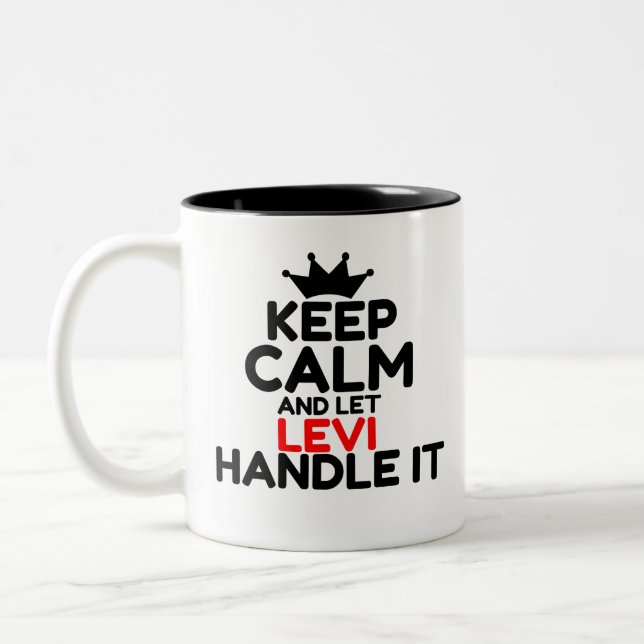 CANECA DE CAFÉ EM DOIS TONS LEVI (Esquerda)