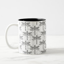 libélula branca e negra