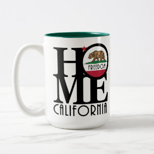 Caneca De Café Em Dois Tons Liberdade doméstica 15oz