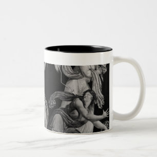 Caneca De Café Em Dois Tons Liberdade, golpeando abaixo da ignorância e do