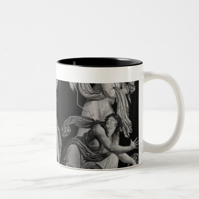 Caneca De Café Em Dois Tons Liberdade, golpeando abaixo da ignorância e do (Direita)