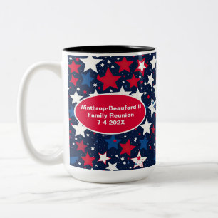 Caneca De Café Em Dois Tons Liberty Brew: Mug do Partido da Independência no D