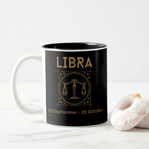 Caneca De Café Em Dois Tons Libra