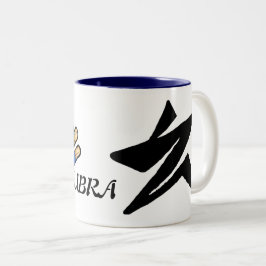 CANECA DE CAFÉ EM DOIS TONS LIBRA.ZIQPU