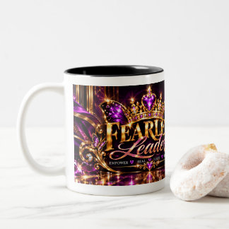Caneca De Café Em Dois Tons Líder Destemida™ Empoderar • Curar • Equipar • Ele