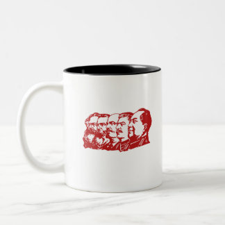 Caneca De Café Em Dois Tons Líderes Comunistas
