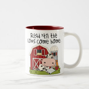 Caneca De Café Em Dois Tons Lido 'até as vacas venha em casa