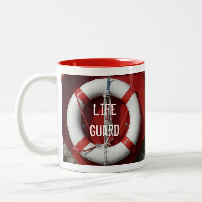 Caneca De Café Em Dois Tons LIfe Guarda Mug (Esquerda)