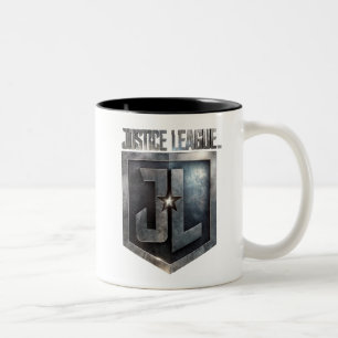 Caneca De Café Em Dois Tons Liga da Justiça Blindagem metálica JL