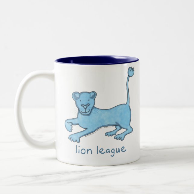 Caneca De Café Em Dois Tons Liga do leão (Esquerda)