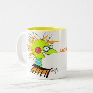 Caneca De Café Em Dois Tons LIL GREEN DUDE 11 oz. caneca de dois tons
