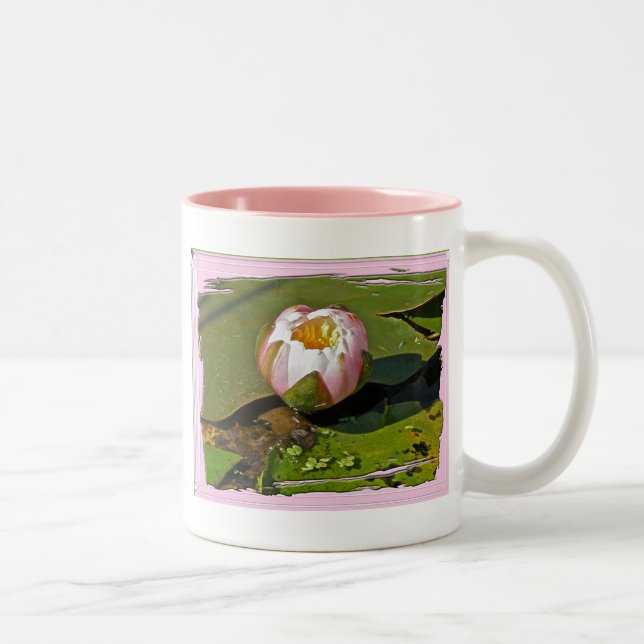 Caneca De Café Em Dois Tons Lily Bud Mug Rosa (Direita)